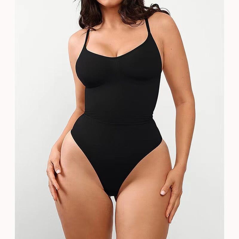 "Enhance Your Curves: Sensational Seamless Buttocks Lifting Shapewear with Backless Thong – The Ultimate Jumpsuit Bodysuit for Irresistible Confidence
